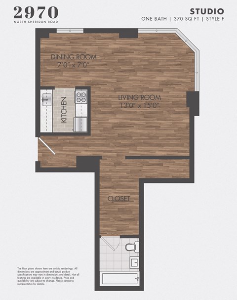 2970 N Sheridan Road Studio-1 Bed Apartment for Rent - Photo Gallery 16